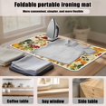 thumbnail image 6 of ZIATUBLES Portable Travel Ironing Board Alternative Mat Lightweight Foldable Ironing Pad Blanket for Washer Dryer Tabletop, Autumn Decor with Maple Leaf Wild Fruit Print, 31.5" x 19.6", 6 of 7