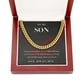 thumbnail image 4 of Xihbxyly Cadena Cubana de 14 Quilates, Elegante Collar de Acero de Titanio, Conmovedora Tarjeta de Regalo Incluida, Pulsera de Longitud Ajustable, Perfecta para Cumpleaños o Graduaciones, Un Regalo S, 4 of 6