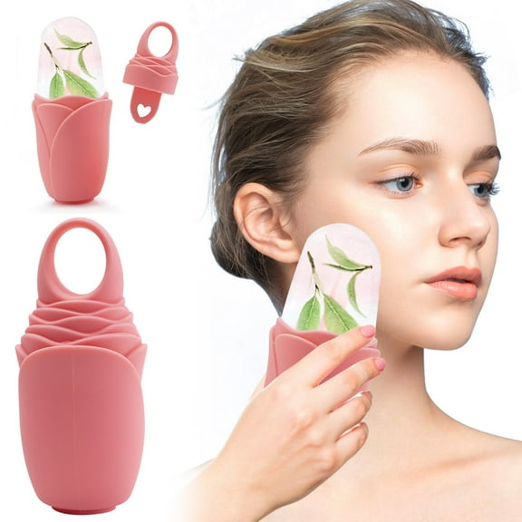 Zatoumnr Ice Roller For Face And Eyes Ice Roller For Face Naturally Conditioning and Skin Care,De-Puff Eye Bags,Reduce Migraine Pain,Reusable Massage Silicone Ice Mold