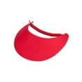thumbnail image 1 of Fabric Foam Sun String Visor, Red, 1 of 2