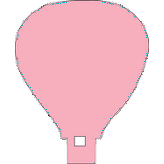 SHAPES ETC. Sticky Shape Notepad - Hot Air Balloon