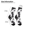 thumbnail image 2 of Fuzoiu Black And White Sheeps Print Kids Socks For Boys Girls,Grip Crew Socks with Non Slip,Lightweight Stretch Crew Socks,Toddlers Crew Boot Socks, 2 of 5
