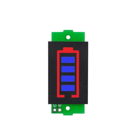 

1-8s Generally Lithium battery power meter display module blue-green two colors