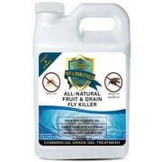 Fruit Fly & Drain Fly Killer - Simple & Safe Drain Gel Treatment – This Solution Eliminates Gross Fruit Flies, Drain Flies, Sewer Flies & Gnat Infestations From Any Drain. Fast & Easy (2.5 GALLON)