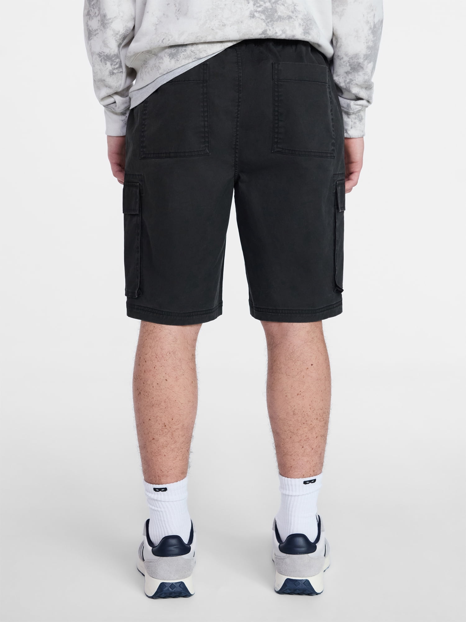 No Boundaries Twill Cargo Shorts, 10" Inseam, Men's XS-5XL