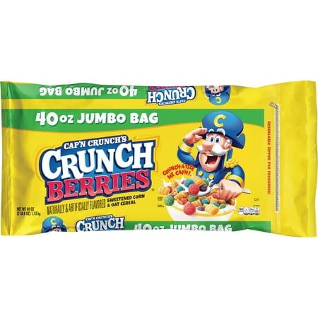 Cap'n Crunch's Crunch Berries, Mega Bag, 40 oz