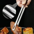 thumbnail image 6 of SeekLGT 16 Inch Stainless Steel Korean BBQ Tongs Extra Long Grill Tongs with Non Slip Handles Hollow Oil Drain Head for Steak Meat Salad Buffet Home Outdoor, 6 of 9