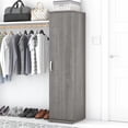 thumbnail image 2 of Universal Narrow Clothing Storage Cabinet in Platinum Gray - Engineered Wood, 2 of 11