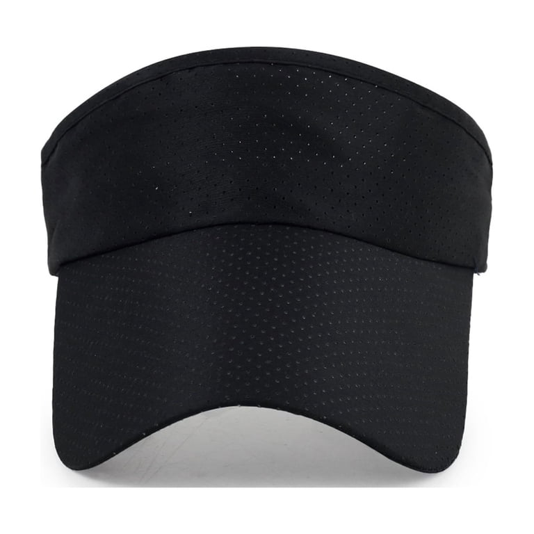 Sun Visor Hat for Men - Wide Brim Quick Dry Adjustable Cap 
