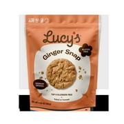 Lucy's Crunchy Cookies, Ginger Snap, Gluten-Free, Allergen-Free, 4.25oz Pouch