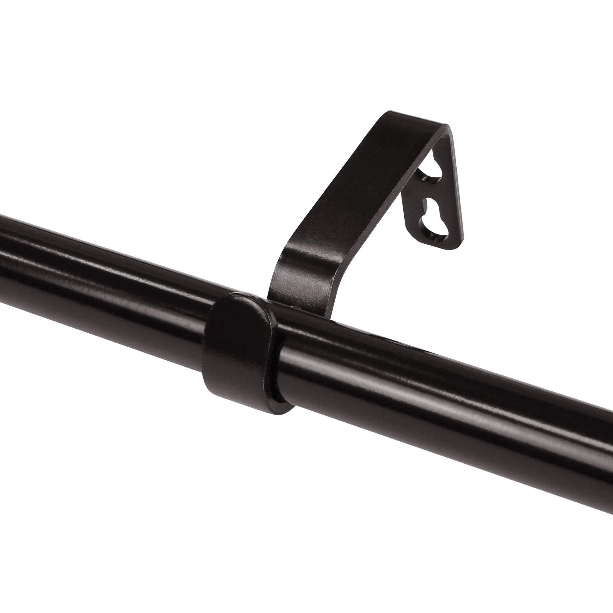 Lumi Home Furnishings Non-Adjustable Single Curtain Rod Brackets 3/4 in. (4-Piece)
