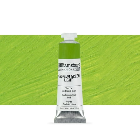 UPC: 0877463000126 | Williamsburg Handmade Oil Paint 37 ml Cadmium Green Light