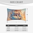 thumbnail image 4 of Hirioo Sailing Ship Ocean Sunset for Plush Pillow Cover for Bedroom and Living Room ,Elegant, Comfortable Home Decor-16"x24", 4 of 6