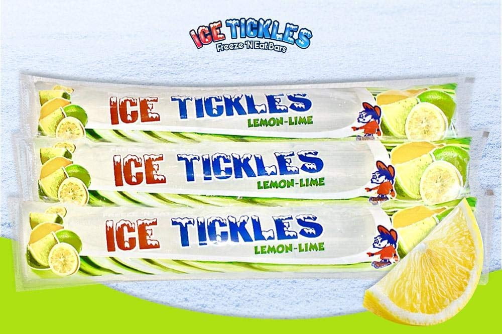 Ice Tickles Giant Freezer Ice Pop Bars, Original Flavors (Pack of 36 - 7oz pops)