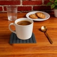 thumbnail image 5 of Unique Bargains 1 Pc Simple Design Silicone Coaster Dark Gray, 5 of 5