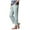 Sky Blue, variant on GEWSEY Women Drawstring Striped Pants Loose Wide Leg Lounge Pants Casual Palazzo Pants Trousers with Pockets (Light Green, M)
