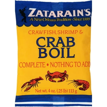 Zatarain's Preseasoned Crab Boil, 4 oz Bag
