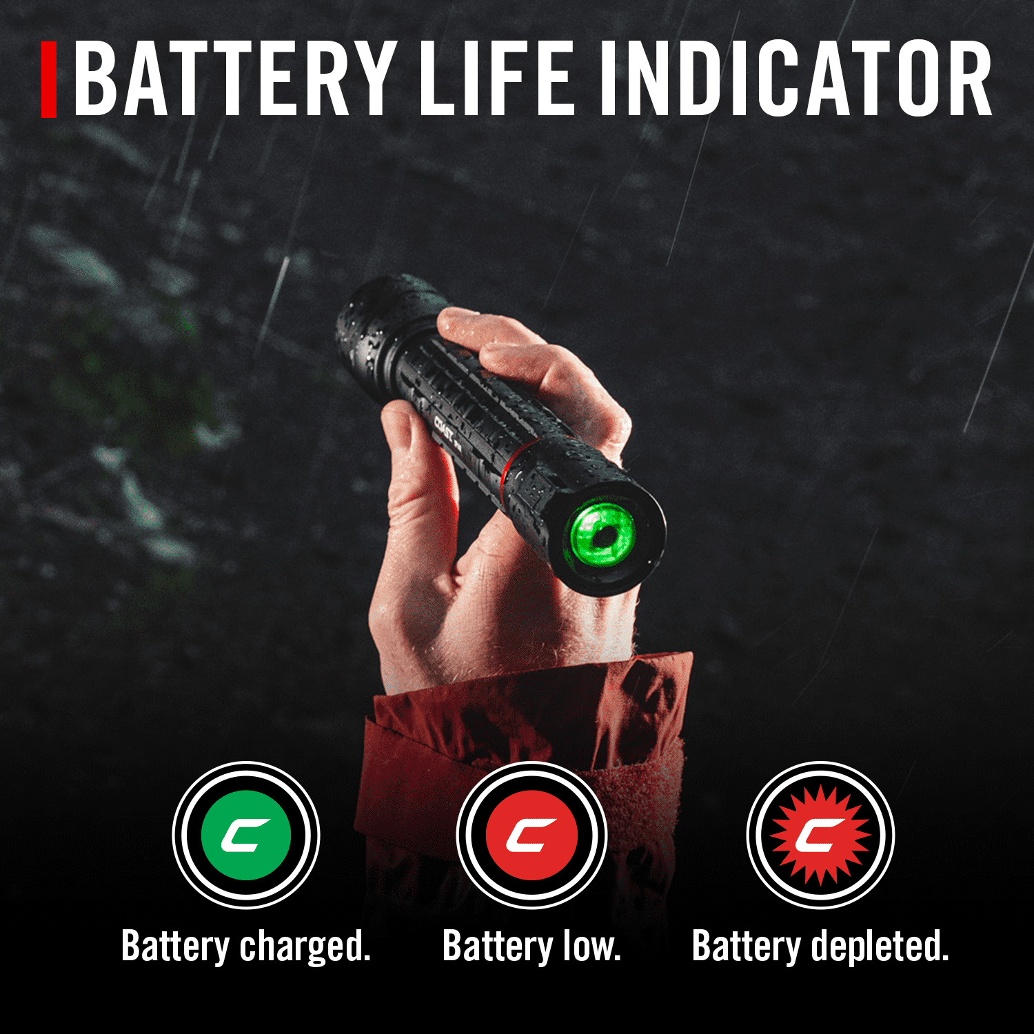 COAST XP14R 4500 Lumen USB-C Rechargeable LED Flashlight