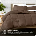 thumbnail image 3 of Bare Home 5-Piece Bed-in-a-Bag - Twin, Cocoa with White Sheet Set, 3 of 8