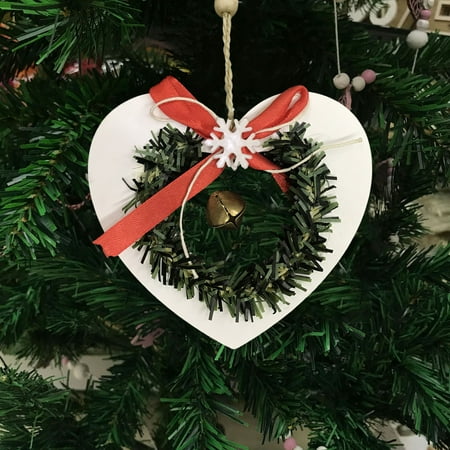 

Christmas Fashion Wooden Hollowed Out Bow Pendant With Crotch Pendant Crafts Irregular Small Wreath Pendant