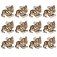 thumbnail image 1 of Parche de tigre Bling Bling 12 piezas de pegatinas de tela bordadas, 1 of 12