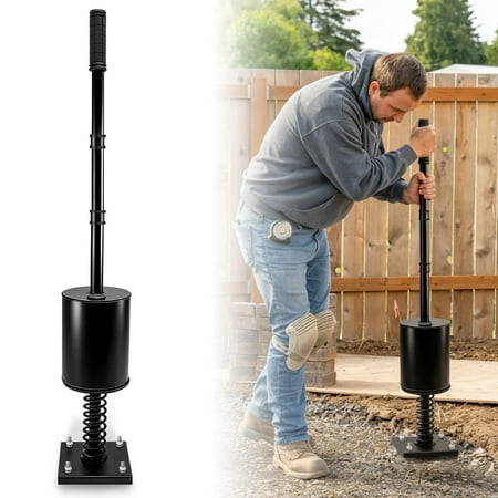 Heavy Duty Steel Tamper Tool, Fillable Base