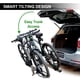 thumbnail image 5 of Portabicicletas Leader Accessories Negro para 2 Bicicletas de Enganche Plegable para Coche, 5 of 7