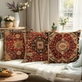 thumbnail image 4 of Boho Pillow Covers 18x18 Set of 4 Throw Pillow Covers Double Sided Pattern Farmhouse Decorative Cushion Cases for Sofa Couch Living Room Outdoor Home Decor, 4 of 6