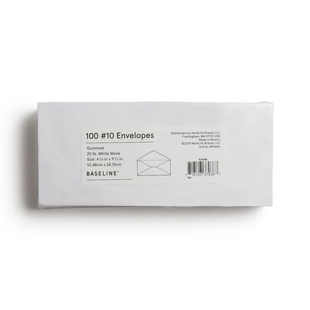 UPC: 0718103370387 | Staples Gummed #10 Business Envelopes White 100/Pack BL58388