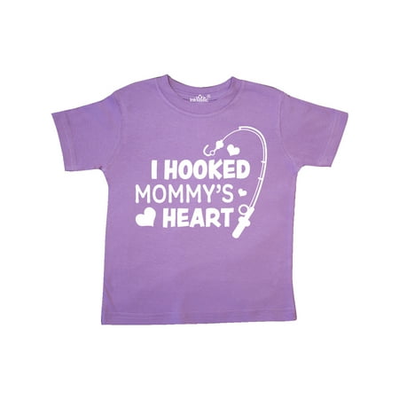 

Inktastic I Hooked Mommy s Heart with Fishing Rod Gift Toddler Boy or Toddler Girl T-Shirt