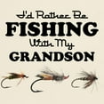 thumbnail image 3 of CafePress - Rather Be Fishing Grandson Light T Shirt - Men's Classic Graphic T-Shirt, 3 of 4
