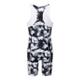 thumbnail image 4 of Hansber Boys Sleeveless Sports Gym Leotard Powerlifting Singlet Racerback Suspenders Shorts Jumpsuit Boxing Biketard Black 14, 4 of 7