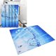thumbnail image 4 of Cortina De Ducha De Baño, Cortina De Ducha De Poliéster Suave Impermeable Ligera única Para Baño Para La Familia Para Duchas Para Bañeras ANGGREK  Otros, 4 of 8