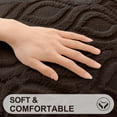 thumbnail image 2 of decorUhome Pack of 2 Throw Pillow Covers 12x20, Soft Plush Faux Wool Couch Pillow Covers, Brown (Pillow Cover Only, No Inserts Included), 2 of 7