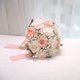 thumbnail image 4 of Nvzi Ramos de boda para novia - Ramos de novia para novia - Flores artificiales de seda color champán rosa para boda, iglesia, hogar, propuesta, decoración, 4 of 5
