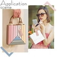 thumbnail image 4 of 1Pc Chapstick Keychain Holder 6.3 Inch PU Leather Clip-on Lipstick Organizer Pouch Portable Lip Balm Sleeves Holder, 4 of 9