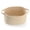 Beige, variant on Cute Woven Cotton Rope Basket with Handle Empty Decorative Gift Basket for Graduation, Mother's Day, Storage 13" Dia x 6" H