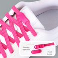 thumbnail image 4 of Shoelaces Booyckiy, elásticos sin anudar, 105 cm, para niños y adultos, color negro, 4 of 6