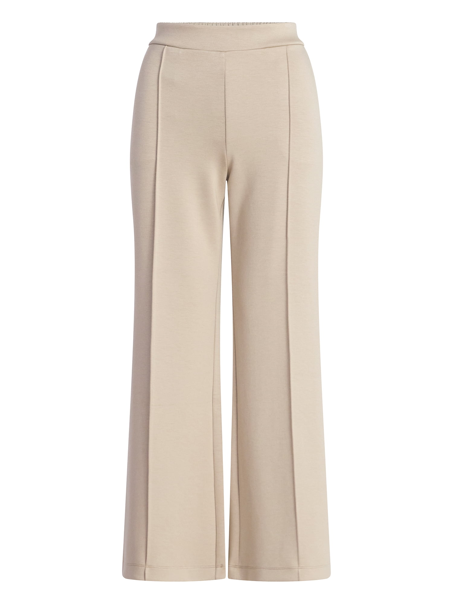 Scoop Women's and Women's Plus New Scubaknit Seamed Sweatpants, Regular and Short Lengths, Sizes XS-4X