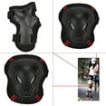thumbnail image 4 of CoastaCloud 6PCS Kid's Childrens Adults Teens Youths Safety Skateboard Gear Guard Wrist Elbow Knee Pads Inline Skating Roller Cycling Blading for Bicycle, Skateboard, Scooter, 4 of 7