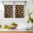 thumbnail image 3 of Leopard Print Kitchen Towels Set of 1, Brown Yellow Retro Animal Fur Pattern Absorbent Dish Towels for Kitchen, Microfiber Hand Towel, Quick Drying Tea Towel for Cleaning Decorative Dishcloths, 3 of 7