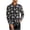 Black 2, variant on TKKCS Mens Graphic Button Down Shirts- Lightweight Stretch Regular Fit Vacation Casual Long Sleeve Shirts Black Size M