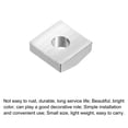 thumbnail image 4 of Guitar Locking Nut Clamp and Screws Metal Guitar String Block Nut Fittings Silver for Tremolo Bridge 6 Pack, 4 of 5