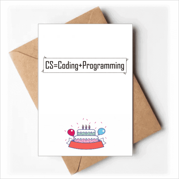 CS Contains Coding And Programng Happy Birthday Greeting Cards ...
