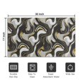thumbnail image 5 of Black White Gold Marble Pattern Door Rugs,Washable Non Slip Door Mats Indoor,Decorative Door Mats,Entry Mat Indoor for Entrance,Bedroom,Kitchen,Bathroom,17"x30", 5 of 6