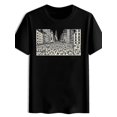 thumbnail image 1 of T Shirt Men's Urban Street Scene with City Crowd Print, 1 of 5