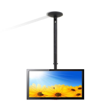 Pyle PCTVM15 Universal Tilt & Swivel Adjustable TV Ceiling Mount Bracket