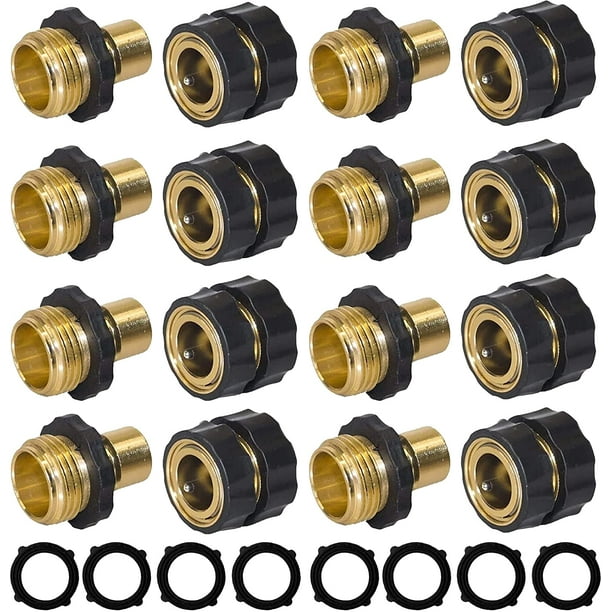 Garden Hose Quick Connect, 3/4 Inch Male and Female Garden Hose Fitting