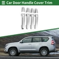 thumbnail image 2 of Cubierta de manija de puerta del automóvil Unique Bargains, cubierta de manija de puerta lateral, para Chevrolet Equinox 2018-2022, ABS Tono Plateado 1 juego, 2 of 6