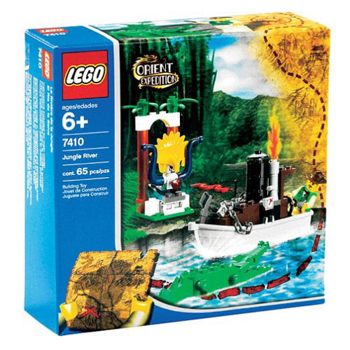 jul studieafgift Goodwill LEGO Orient Expedition Jungle River 7410 - Walmart.com